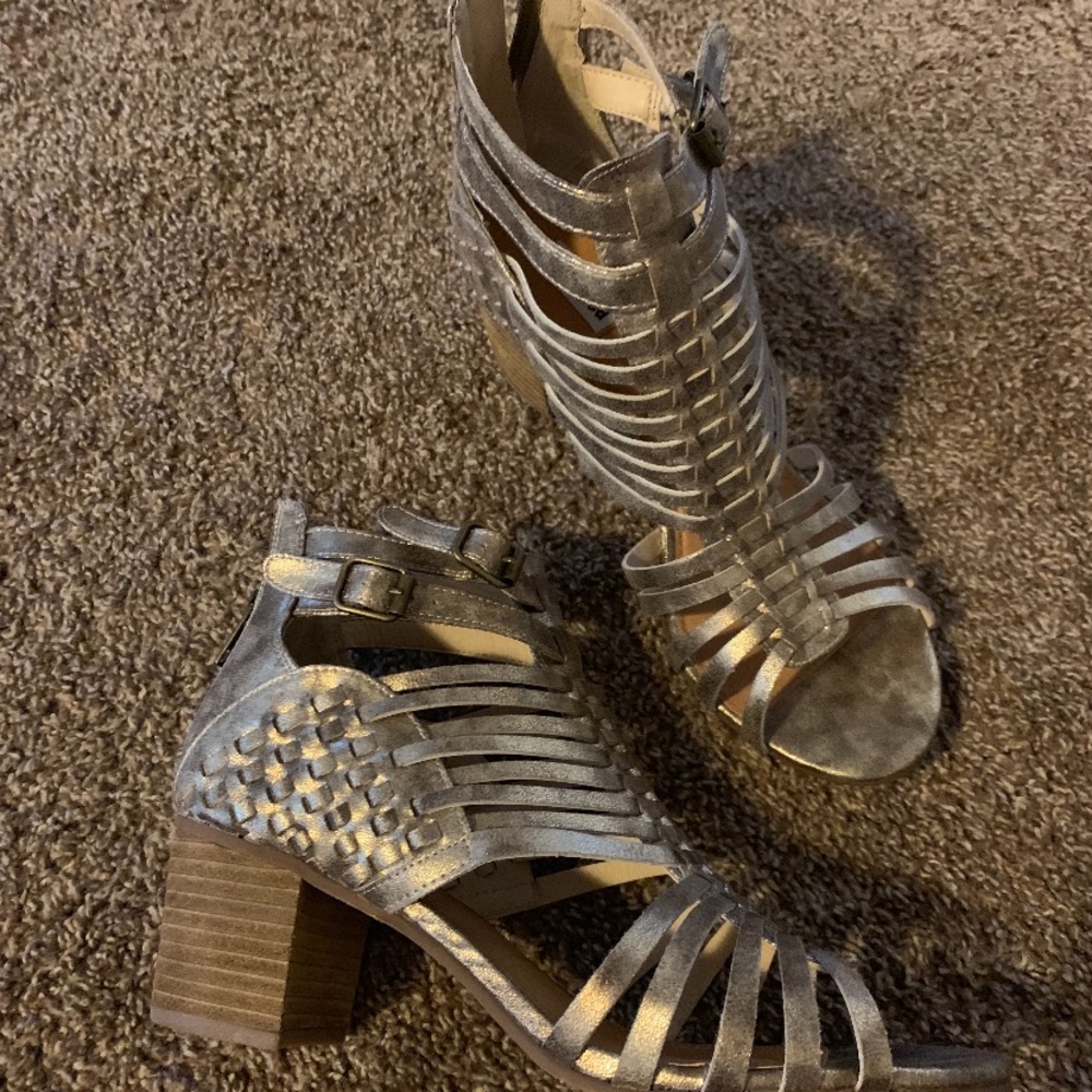 Nwt buckle wedges